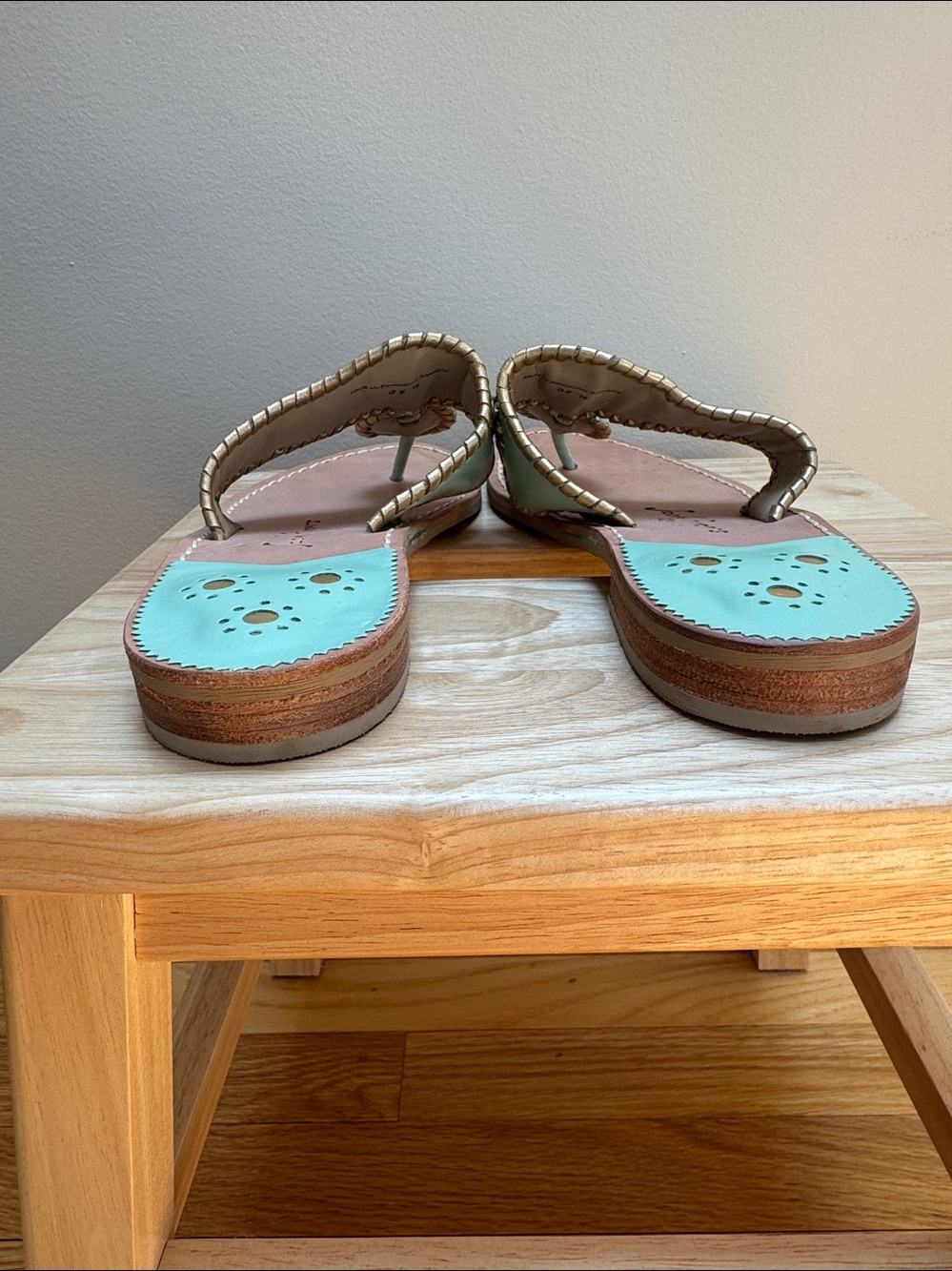 Jack Rogers “Classic Jacks” Mint Green - Picture 4 of 7